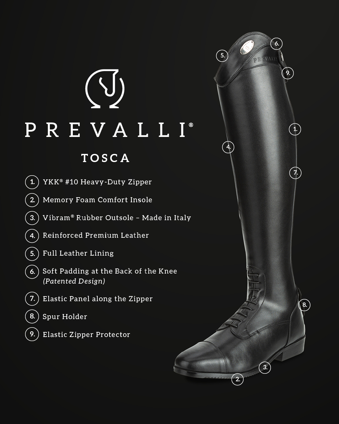 Discover PREVALLI – The Riding Boot 🖤